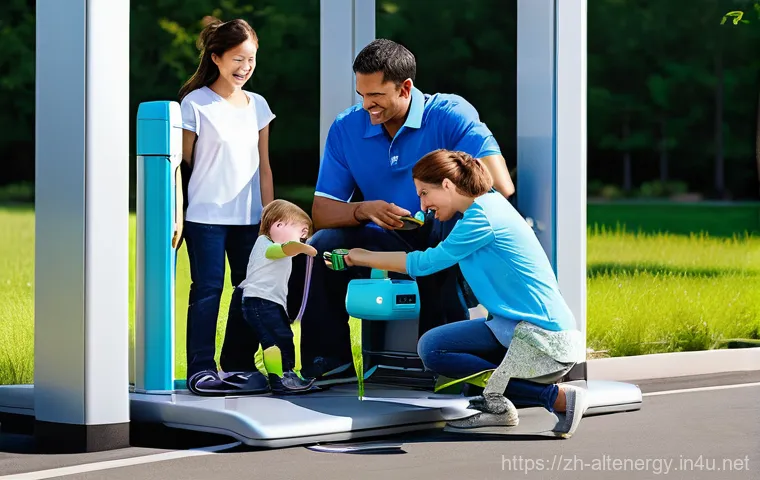 수소차의 미래 - **Prompt 2: Hydrogen Fuel Cell Heavy-Duty Truck in a Logistics Hub**

    Visualize a bustling, high...