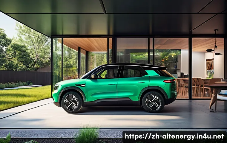 대체에너지와 교통 - **Prompt 1: "Green Oasis Home with Smart Energy"**
    A vibrant, sun-drenched scene showcasing a mo...